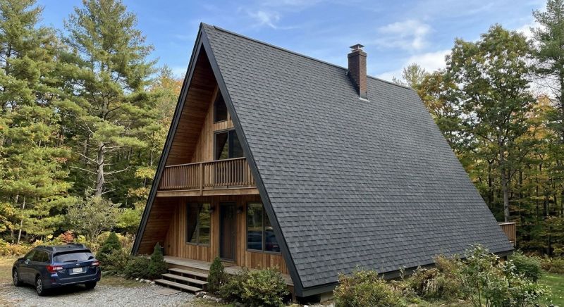 A Frame Roof Installation in Perry County, PA