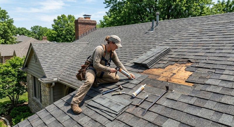 A Frame Roof Repair in Perry County, PA