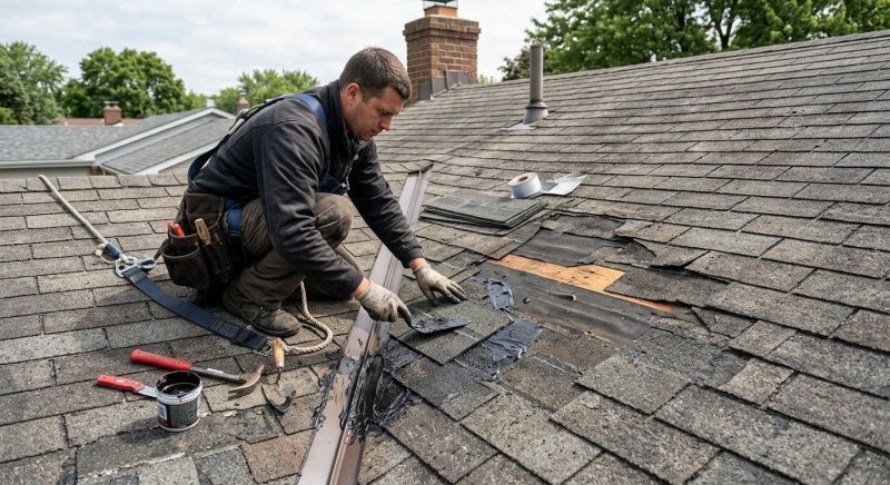 Asphalt Roof Leak Repair in Grantville, PA