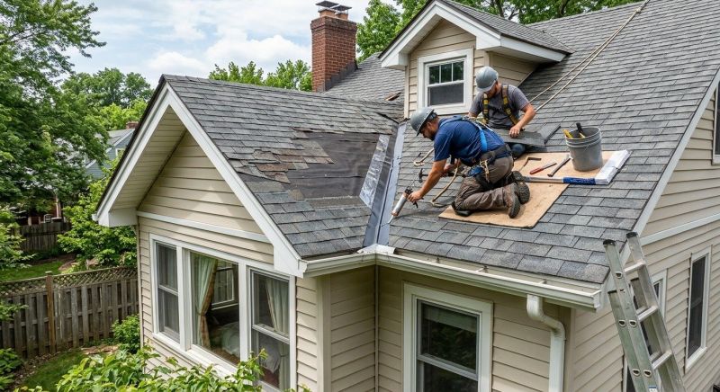 Asphalt Roof Repair in Liverpool, PA
