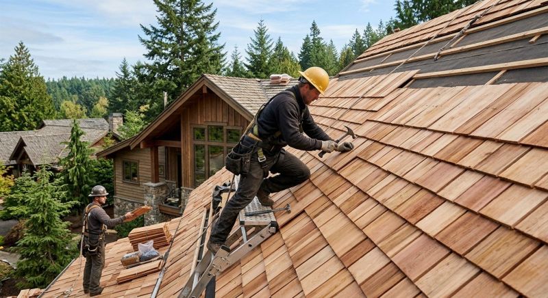 Cedar Roof Installation in Etters, PA