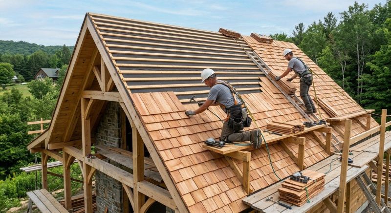 Cedar Shake Roof Construction in Newville, PA