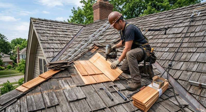 Cedar Shake Roof Repair in Cumberland County, PA
