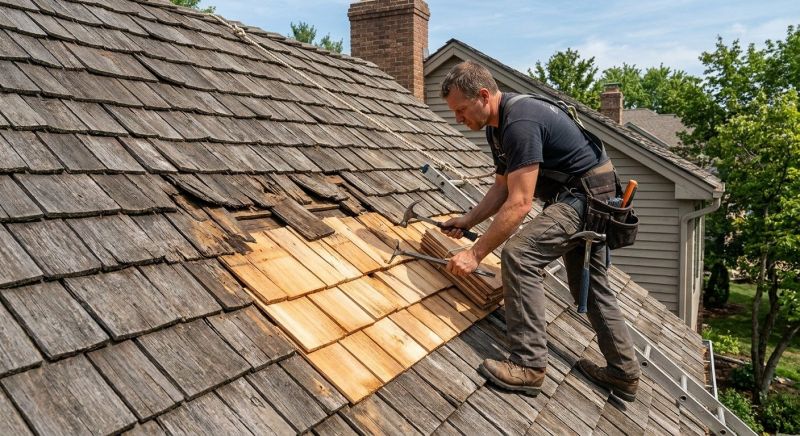 Cedar Shake Roof Repair in Dillsburg, PA