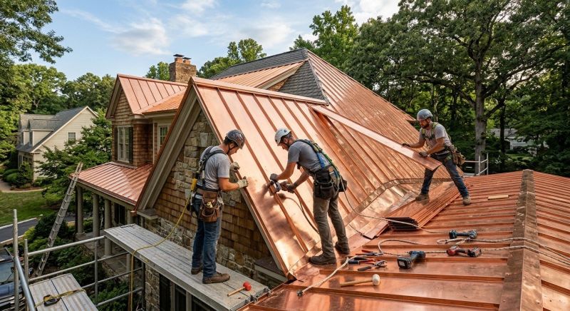 Copper Roof Installation in Perry County, PA