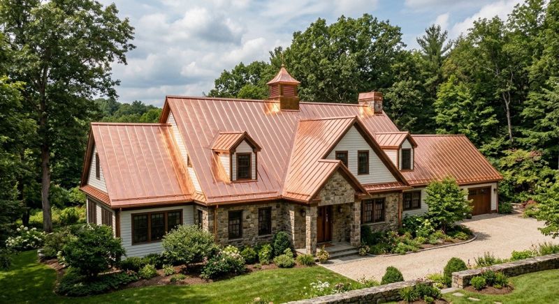 Copper Roof Replacement in Perry County, PA