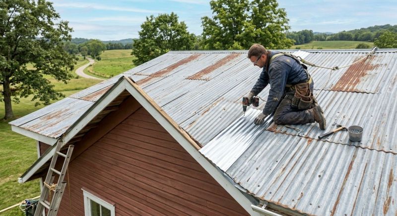 Corrugated Roof Repair in Lewisberry, PA