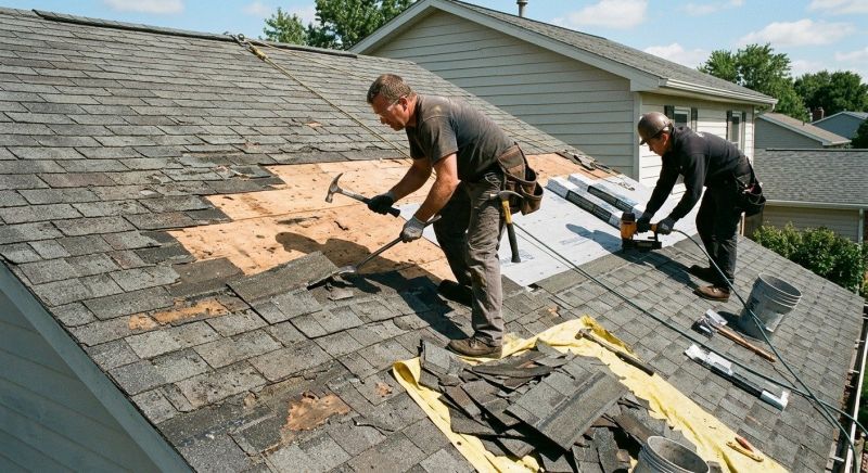 Damaged Roof Repair in Hummelstown, PA