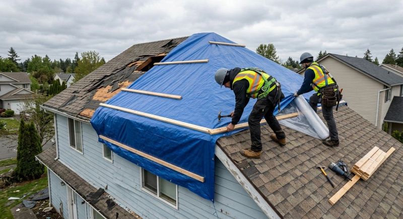 Damaged Roof Replacement in Cumberland County, PA