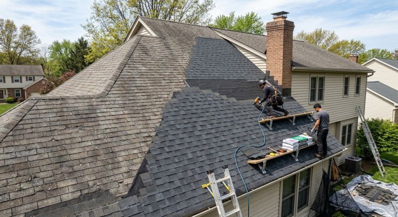 Damaged Roof Replacement in Grantville, PA