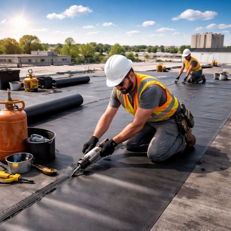 Epdm Roof Installation in Etters, PA