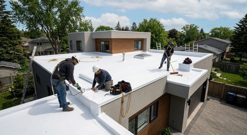 Flat Roof Installation in Grantville, PA