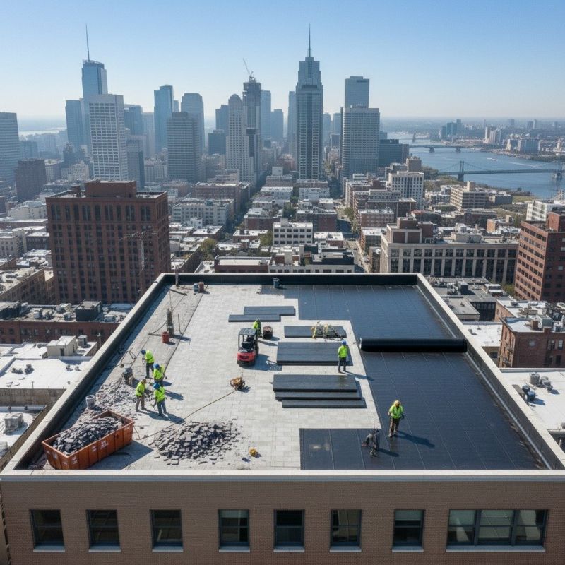 Flat Roof Replacement in Hershey, PA