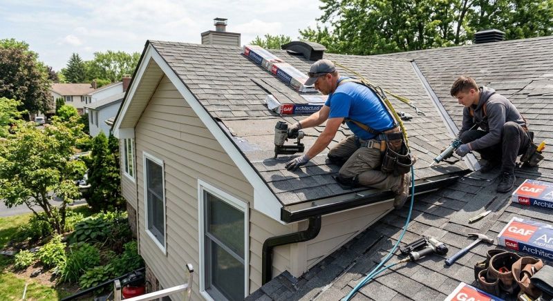 Hip Roof Shingle Repair in Perry County, PA
