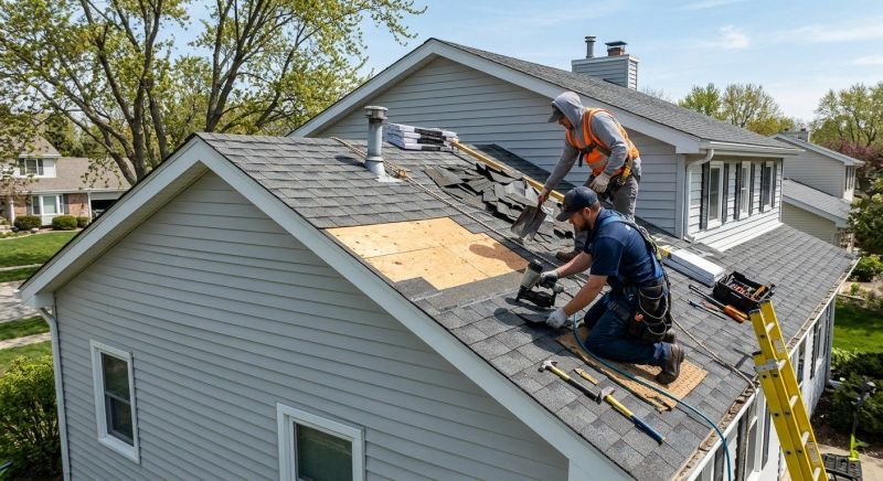 House Roof Repair in Hershey, PA