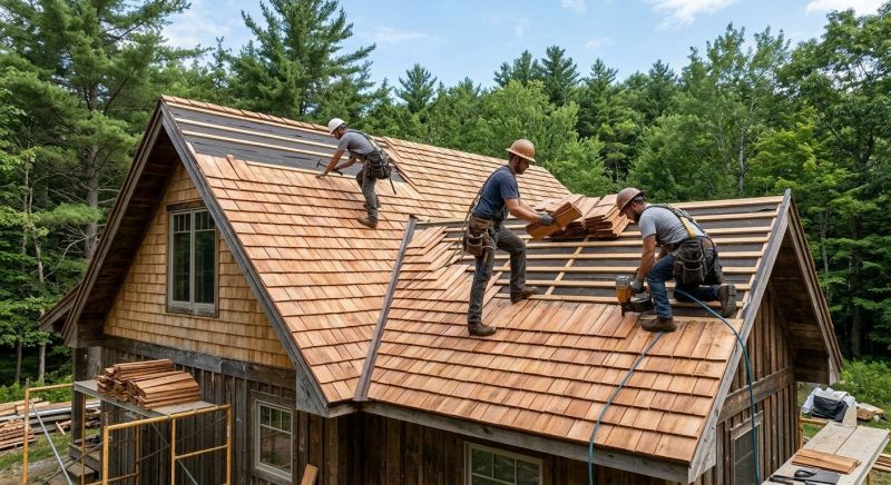 Natural Wood Roof Installation in Perry County, PA