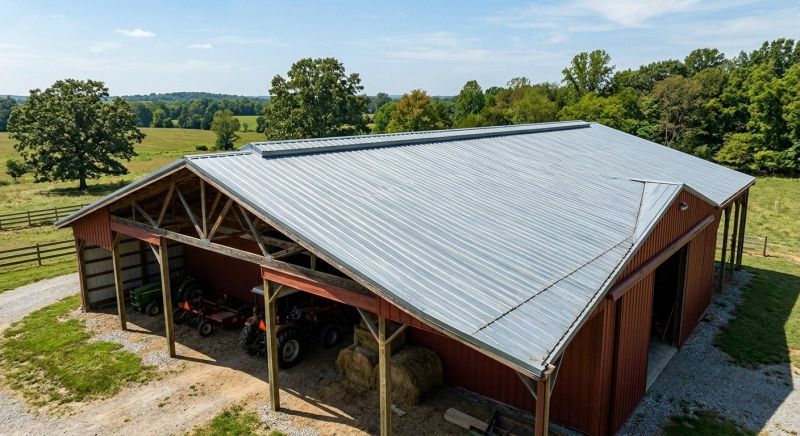 Pole Barn Roof Repair in Liverpool, PA