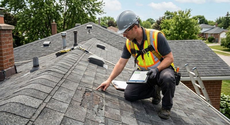 Roof Damage Inspection in Hershey, PA