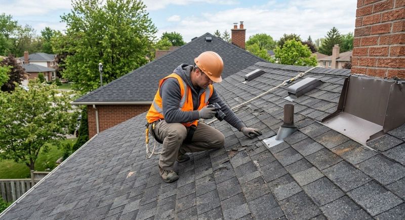 Roof Damage Inspection in Hershey, PA