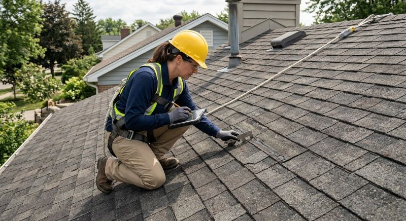 Roof Damage Inspection in Liverpool, PA