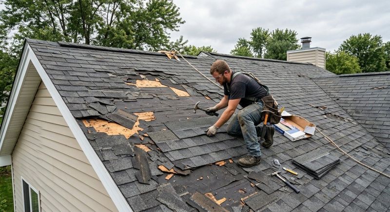 Roof Damage Repair in Grantville, PA