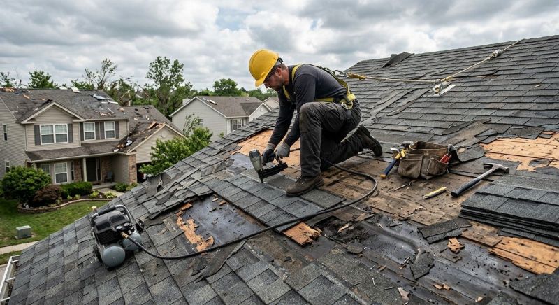 Roof Damage Repair in Hershey, PA