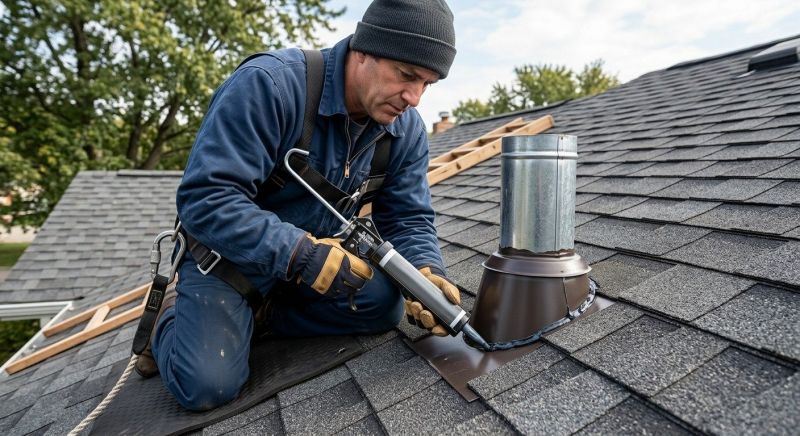 Roof Vent Flashing Repair in Perry County, PA
