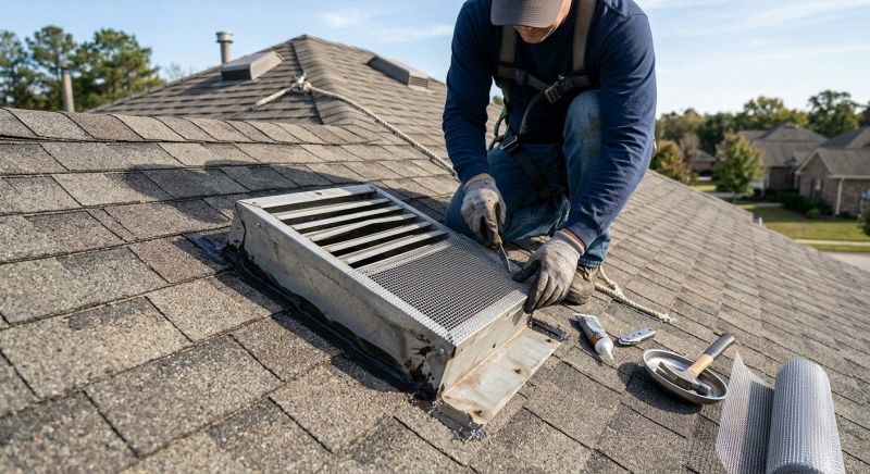 Roof Vent Flashing Repair in Perry County, PA