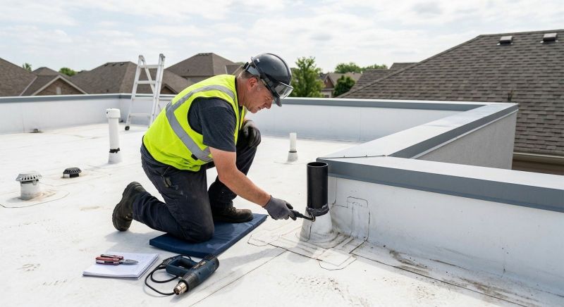 Rubber Roof Inspection in Perry County, PA
