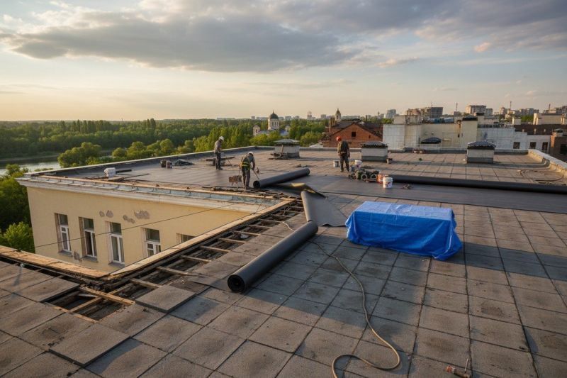 Single Ply Roof Replacement in Perry County, PA