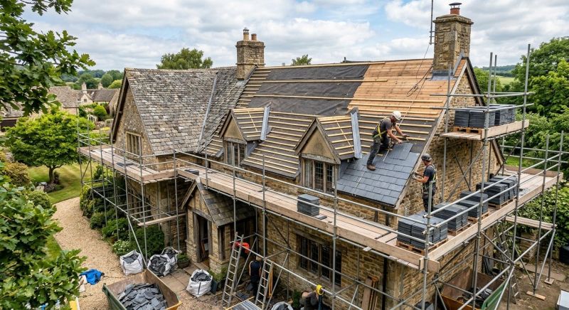 Slate Roof Replacement in Dauphin County, PA