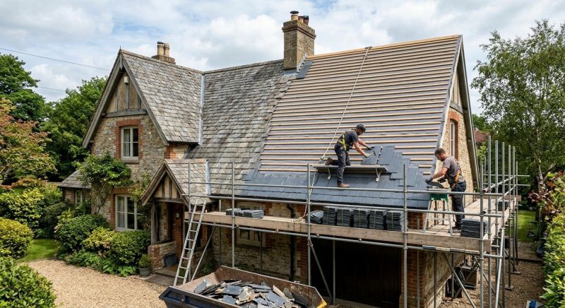 Slate Roof Replacement in Etters, PA