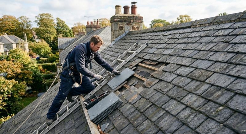 Slate Shingle Replacement in Perry County, PA
