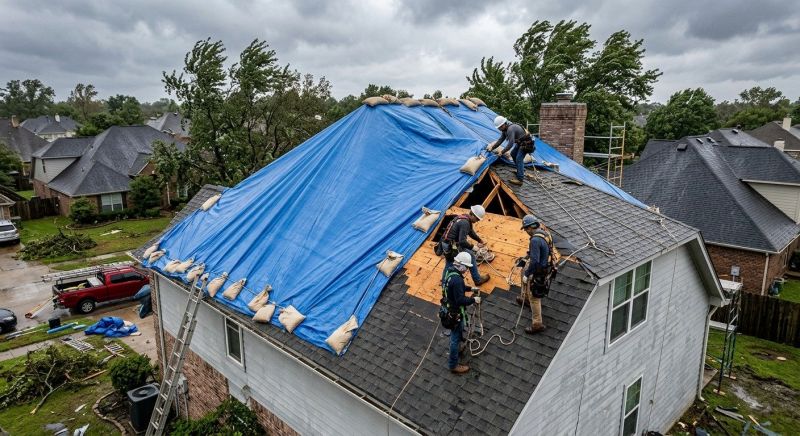 Storm Damage Roof Repair in Newville, PA