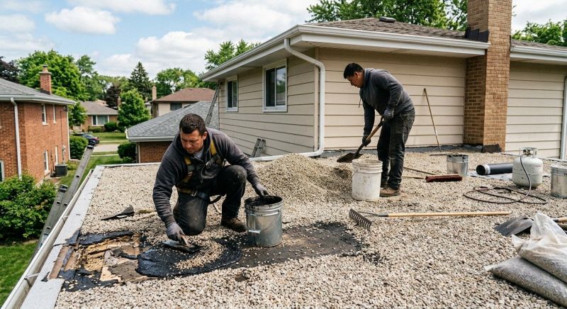 Tar And Gravel Roof Repair in Harrisburg, PA