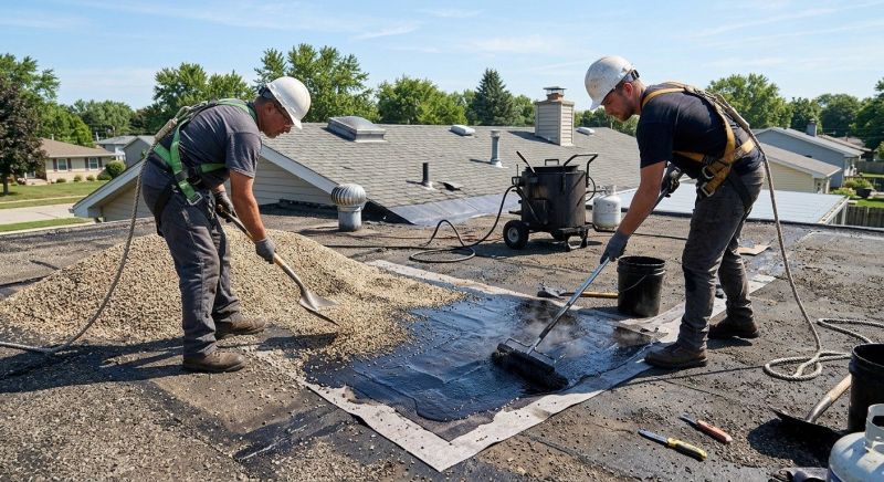 Tar And Gravel Roof Repair in Hummelstown, PA