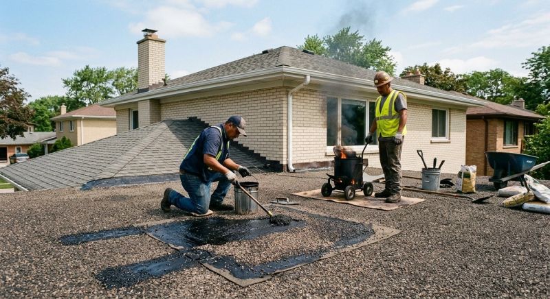Tar And Gravel Roof Repair in Mifflintown, PA