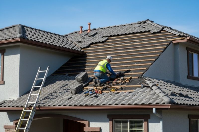 Tile Roof Repair in Grantville, PA