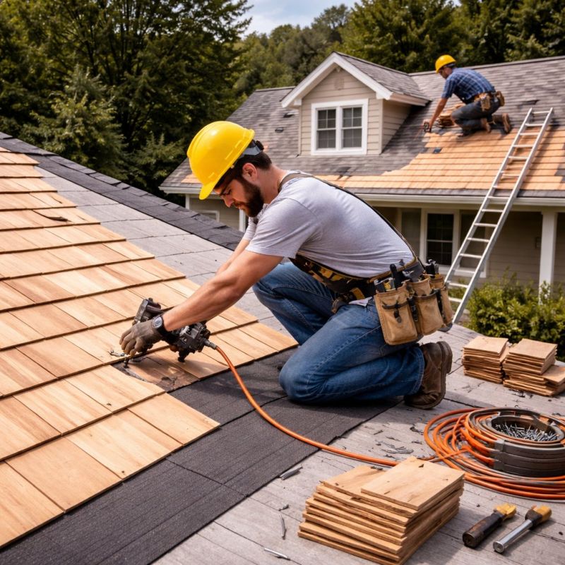 Wood Roofing Installation in Cumberland County, PA