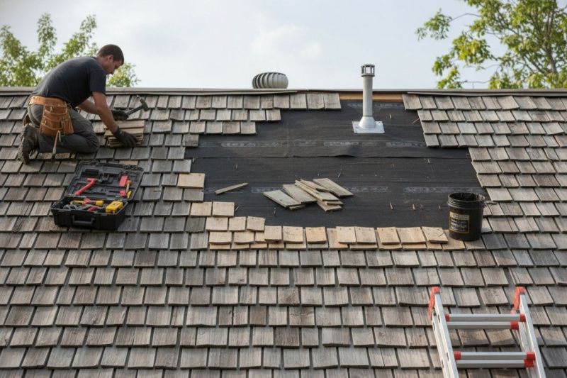Wood Shake Roof Repair in Liverpool, PA