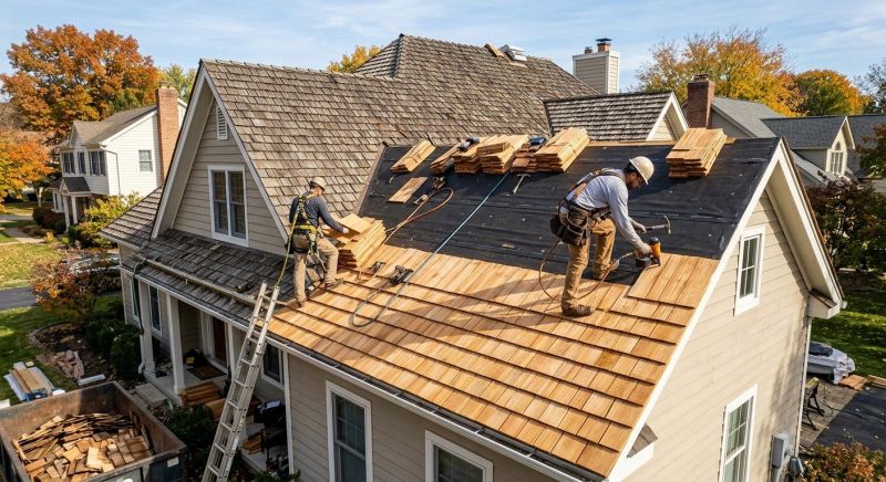 Wood Shake Roof Replacement in Mechanicsburg, PA